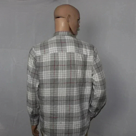 Club Room - Men’s Plaid Flannel Button Down Shirt Size M Medium - Picture 3 of 3